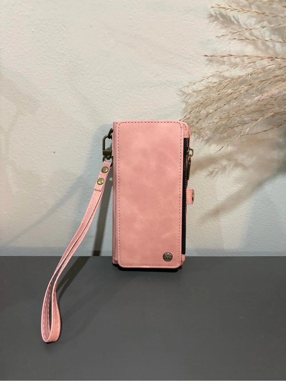 Pink Wristlet Phone Wallet, iphone15